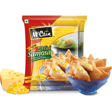 McCain Mini Samosa with Cheese Corn Filling 240g